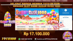 Bukti JP Kemenangan SLOT GAME SUGAR RUSH 1000 28 MAR 25