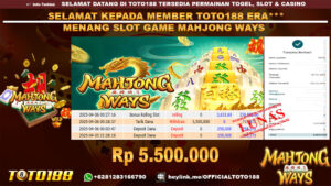 Bukti JP Kemenangan SLOT GAME MAHJONG WAYS 06 APR 25