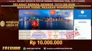 Bukti JP Kemenangan TOGEL PASARAN HONGKONG 12 APR 25