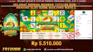Bukti JP Kemenangan SLOT GAME MAHJONG WAYS2 23 APR 25