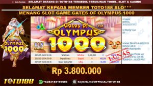 Bukti JP Kemenangan SLOT GAME GATES OF OLYMPUS 1000 26 MEI 25